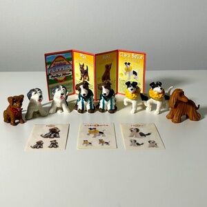 Vintage 90s Topps Precious Puppies #2-6  (OA2)